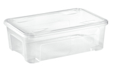 Úložný box COMBI s víkem 29,5 l transparent