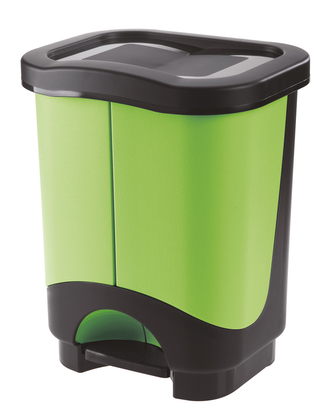 Koš pedálový IDEA 10,5+10,5L oranžová