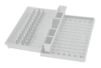 Odkapávač na nádobí BELLA s tácem bílý