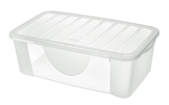 Úložný box DODO STOCK  s víkem 9,6L transparent