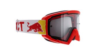 Red Bull Spect motokrosové brýle WHIP červené s čirým sklem