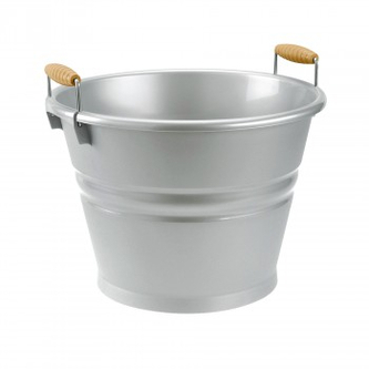 Vědro kulaté NOSTALGIA 20 l stříbrné