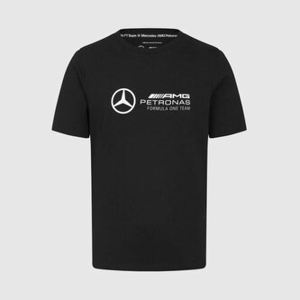Mercedes AMG Petronas F1 volnočasové triko AMG černé - XXL
