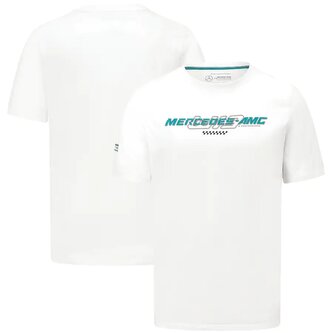 Mercedes AMG Petronas F1 triko W13 bílé - M