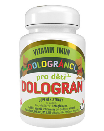 DOLOGRAN Dologránci pro děti 3+ Vitamin Imun 60 tablet