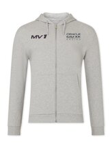 Mikina Max Verstappen - Red Bull Racing F1 HELMET šedá na zip - XXL