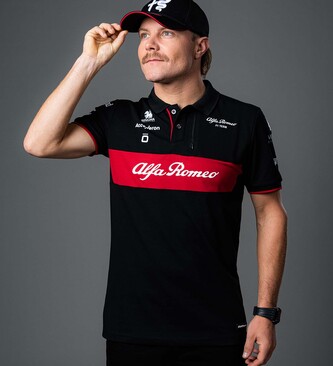 Alfa Romeo F1 Team týmová polokošile černá - XXXL