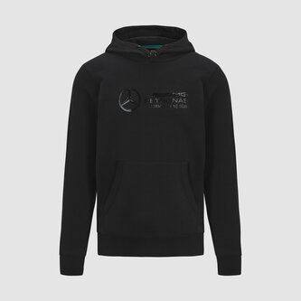 Mercedes AMG Petronas F1 mikina Stealth černá - M