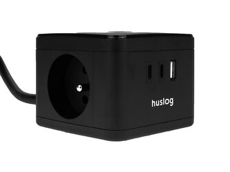 Prodlužovací kabel HUSLOG Smart Black 1,4m