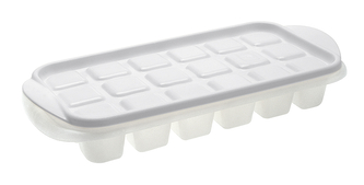 Tvořítko na led s víkem bílá