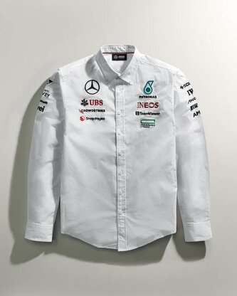 Týmová košile Mercedes AMG F1 bílá - M