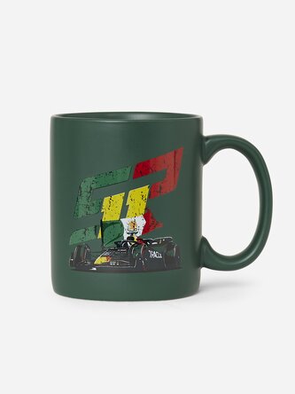 Tmavě zelený hrnek Red Bull Racing F1 - Sergio Perez