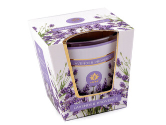 Vonná svíčka ve skle 120 g - 1 ks - 15 (Levander Provence) levandulová