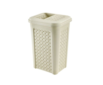 Koš na prádlo ARIANNA 10L krémová