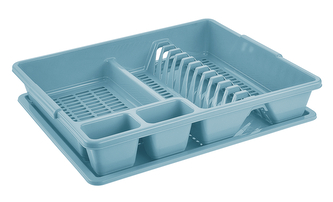 Odkapávač na nádobí velký modrý