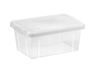 Úložný box LINEA 4,5L s víkem transparent