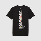 Fanouškovské tričko Carlos Sainz - Scuderia Ferrari F1 černé - XL