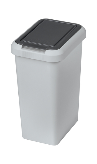 Odpadkový koš TOUCH&LIFT 9 l světle šedá/antracit