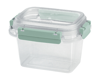 Dóza na potraviny FRESH SYSTEM 0,5 l obdélník transparent/zelená