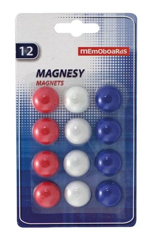 Magnesy do tablic 12szt