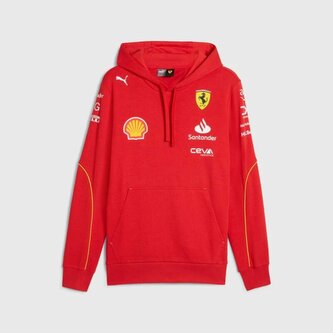 Týmová mikina s kapucí Scuderia Ferrari F1 červená - XXL Týmová mikina s kapucí Scuderia Ferrari F1 červená - XXL