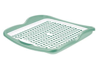 Jídelní podložka s tácem AQUA bílá/zelená