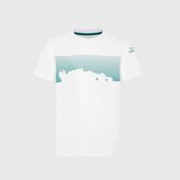 Aston Martin F1 Team dětské fanouškovské tričko GRAPHIC bílé - 164 CM