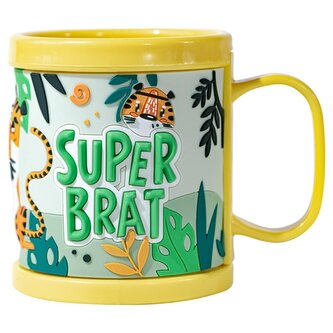 Kubek dla dziecka 3D Super Brat