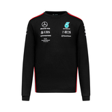 Mercedes AMG Petronas F1 týmové triko dlouhý rukáv AMG černé - L