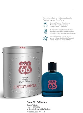 ROUTE 66 CALIFORNIA Toaletní voda 100ML (SPECIAL EDITION v kovové krabici)