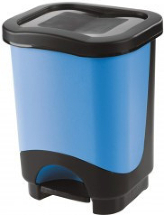 Koš pedálový IDEA 24L  modrá
