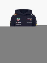 Dětská týmová mikina s kapucí Oracle Red Bull Racing s logy sponzorů - JXL/14