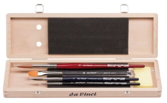 Sada štětců daVinci pro akvarel 5260 v dřevěné kazetě