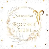 Zaproszenie Rocznica Ślubu (10szt)