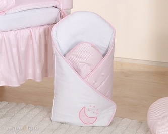 Zavinovačka LUX s vyztuženými zády - Měsíček  - růžová