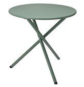 AMBIANCE Zahradní stůl kulatý kovový 48 x 48 cm zelená KO-X59000120