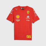 Týmové tričko Carlos Sainz - Scuderia Ferrari F1 červené - XL