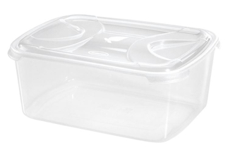 Dóza na potraviny NUVOLA 6,8 l obdélník bílá