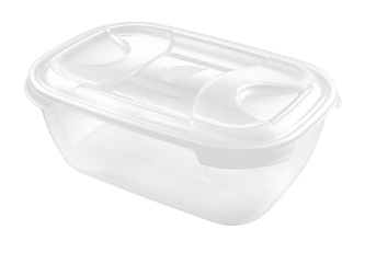 Dóza na potraviny NUVOLA 3 l obdélník bílá