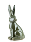 MAVE GREEN Figura zając ceramiczna 19x18x40,5cm