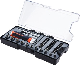 FX TOOLS Ráčna a šroubovák s nástavci sada 38 ks HARDEN KO-CR1001710
