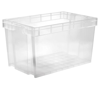 Box HEAVY DUTY 90L transparentní