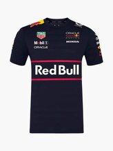 Týmové tričko Oracle Red Bull Racing s logy sponzorů - XL
