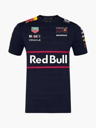Týmové tričko Oracle Red Bull Racing s logy sponzorů - XL