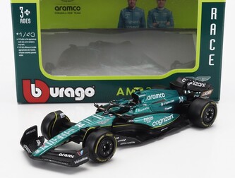 Model Aston Martin F1 AMR23 BBurago #14 Fernando Alonso 2023 1:43