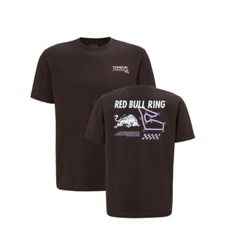 Fanouškovské tričko Red Bull Ring CIRCUIT černé s motivem RRI - XXXL