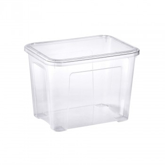 Úložný box COMBI s víkem 18 l transparent