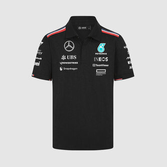 Týmová polokošile Mercedes AMG F1 černá - M