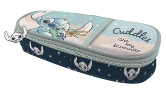 Piórnik szkolny z klapką Stitch