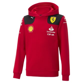 Scuderia Ferrari F1 dětská týmová mikina s kapucí SF - 140 CM